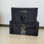 باکس برزنتی لباس | ضد آب، با اسکلت فلزی - رنگ مشکی